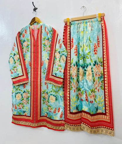 Garden Co-Ord Sets (Swiss Silk) D-139