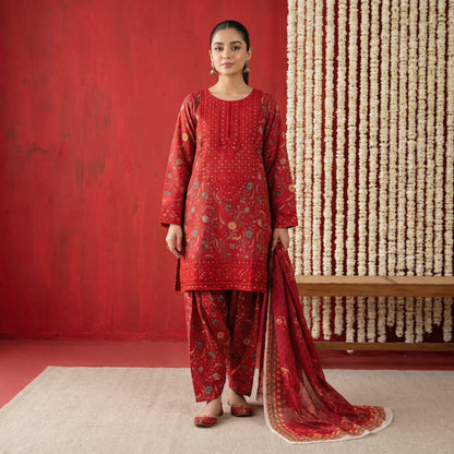 Gulaab | 3PC Bana Dora D-594