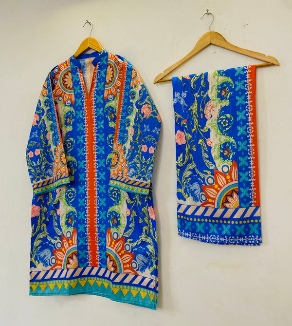 Rainbow Rush Co-Ord Sets (Swiss Silk) D-71