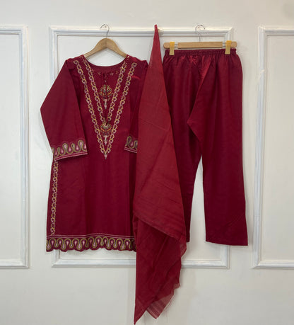 Desi Dastkaar 3PC (Winter Cotton) D-178