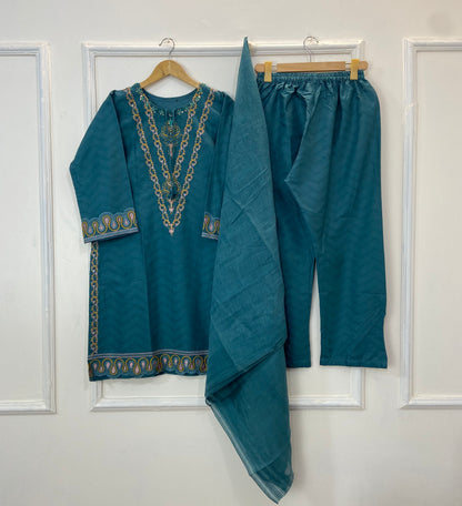 Desi Dastkaar 3PC (Winter Cotton) D-178