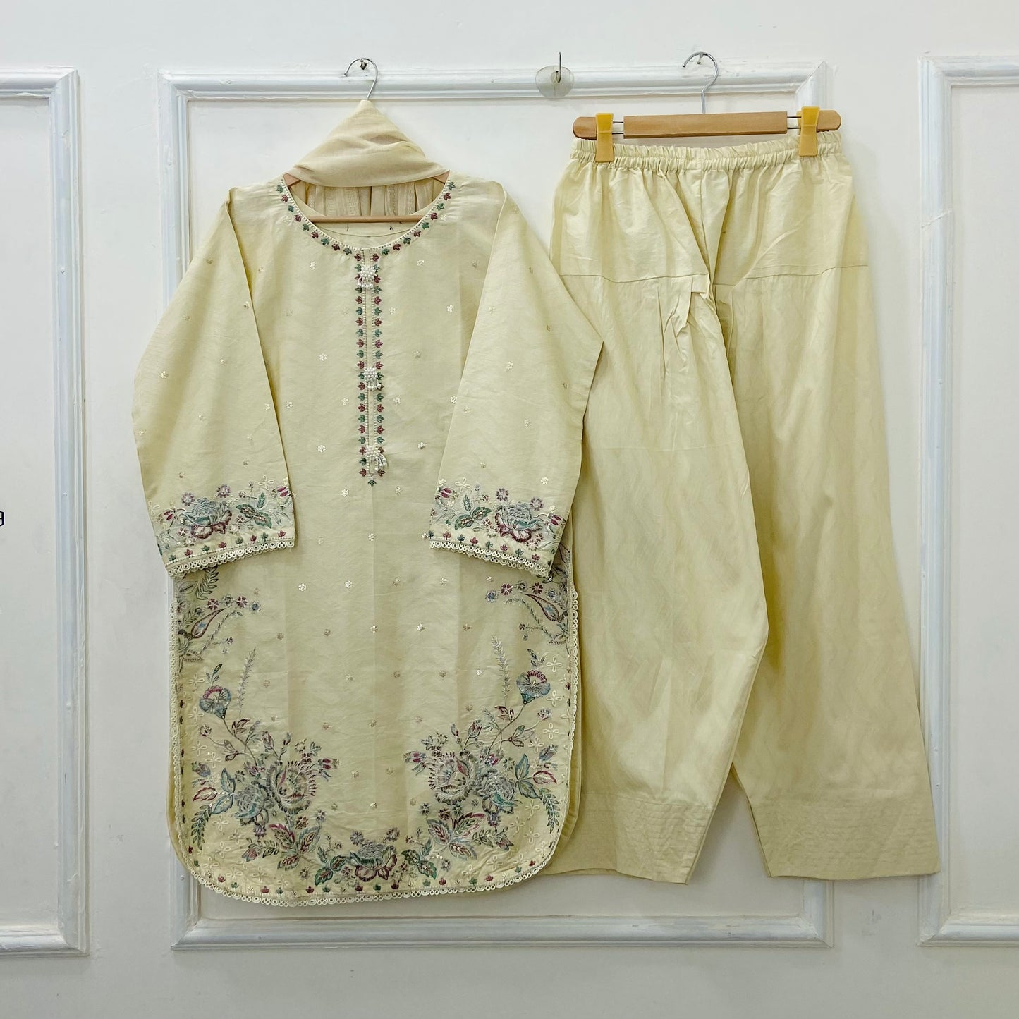 Chandni Farshi 3PC (Cotton) D-537