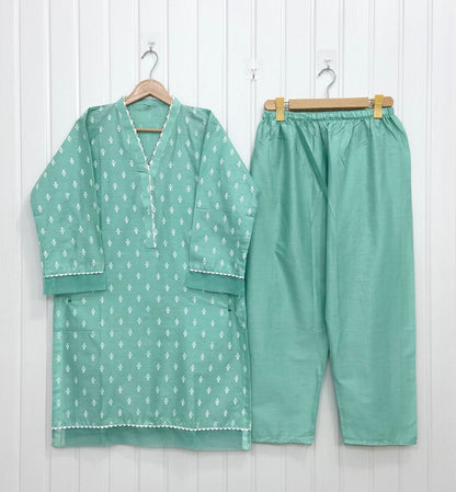 Article no: D-719 Bareeze Cotton 2 Piece