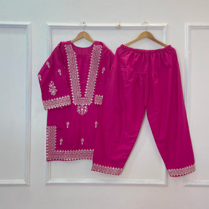 Foil Embroidered Bliss 2PC (Khaddar) (Best Seller) D-312