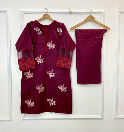 Lavish Embroidered 2PC (Best Seller) (Khaddar) D-174