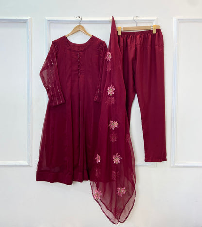 Chiffon Luxe Wear 3PC (Best Seller) D-322