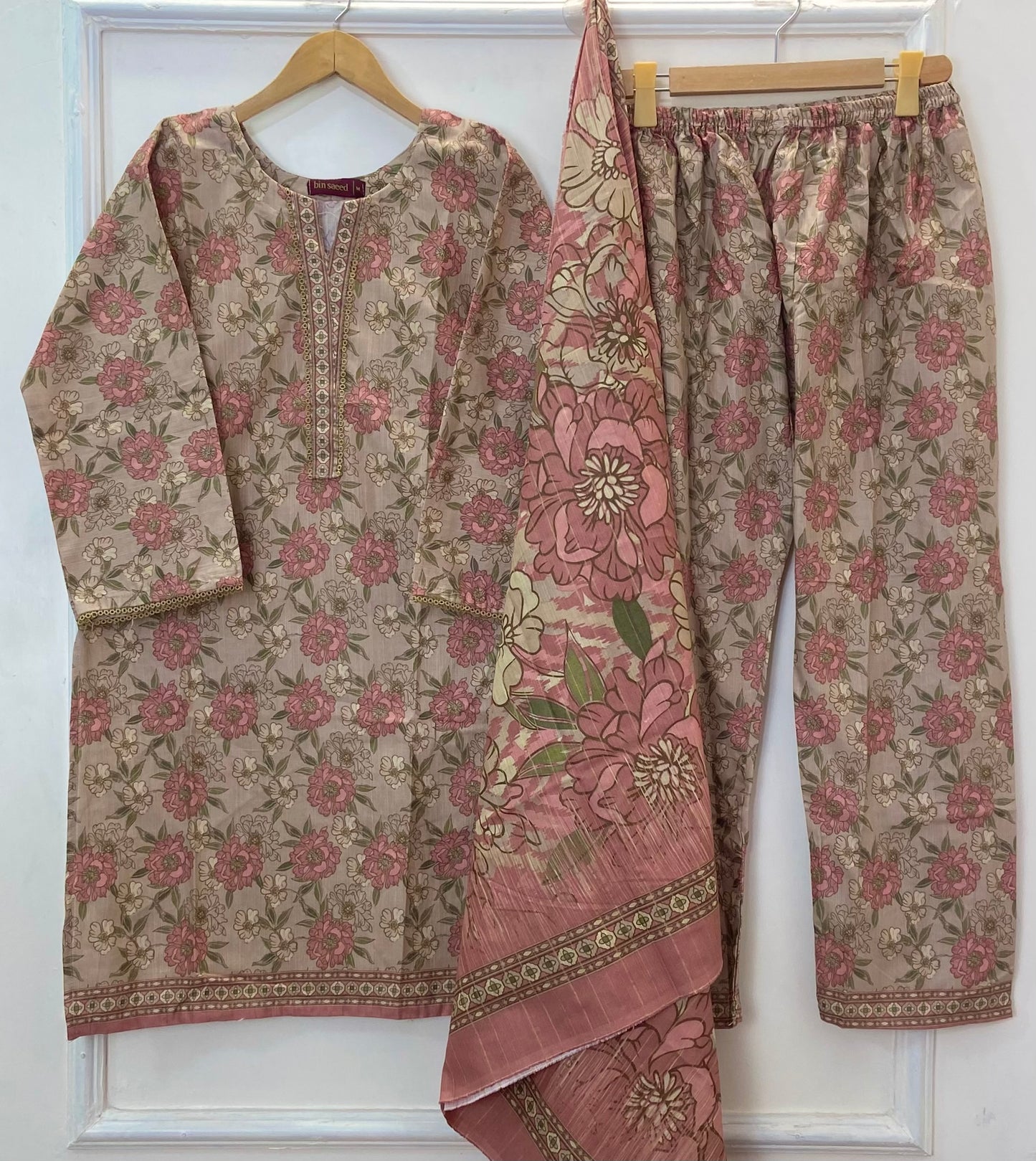 Bin Saeed Winter Edit: 3PC (Khaddar) D-292