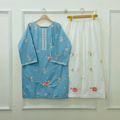 Embroidered Malta 2PC (Premium Cotton) D-421