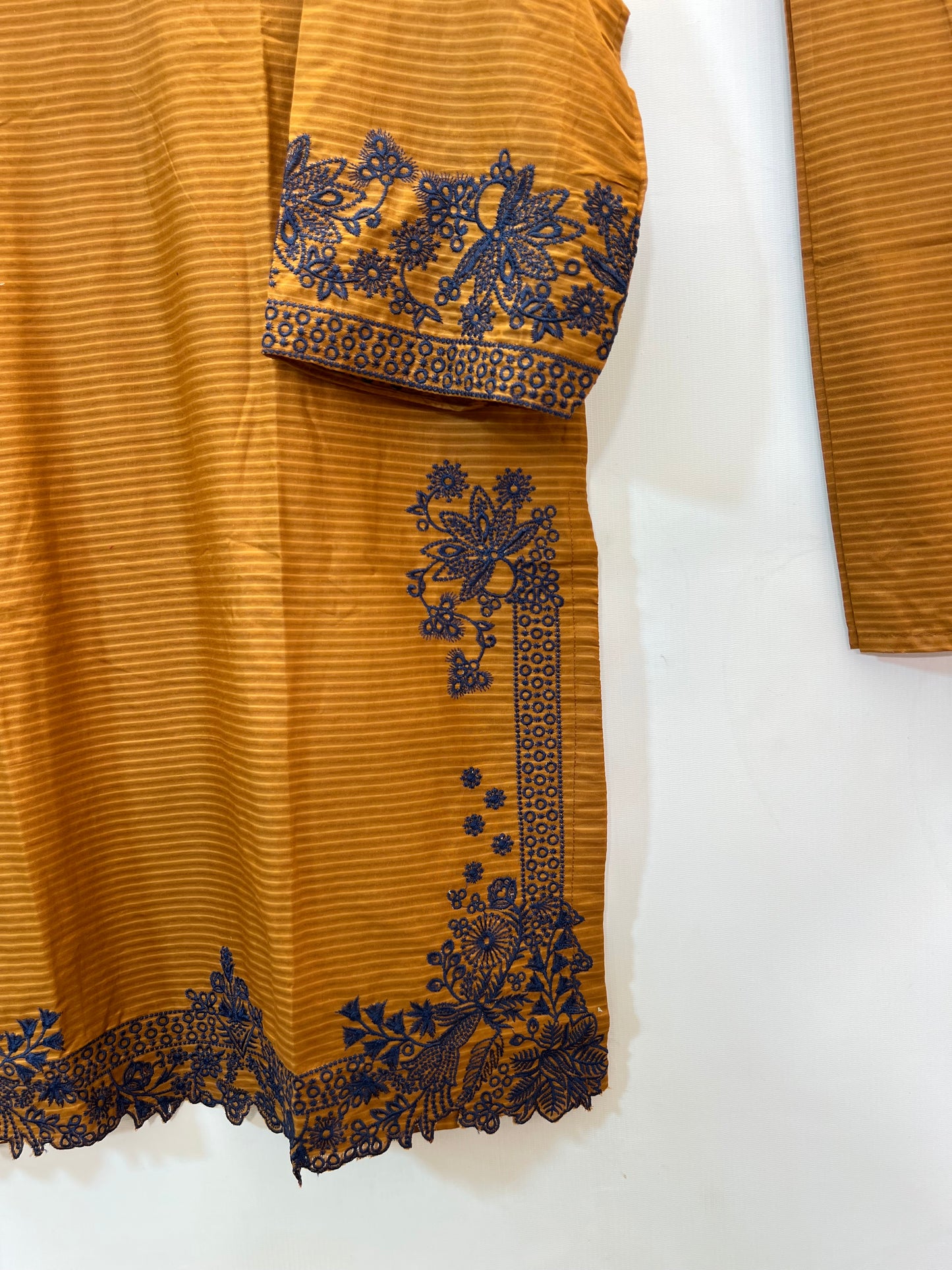 Cotton Cutwork 2PC 09-Rust