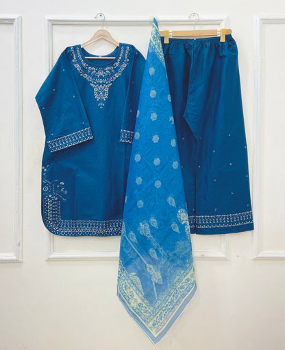 Festive Wear | 3PC Cotton D-642