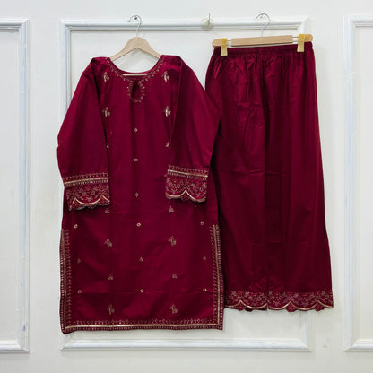 Noor-e-Eid 2PC (Cotton) D-538