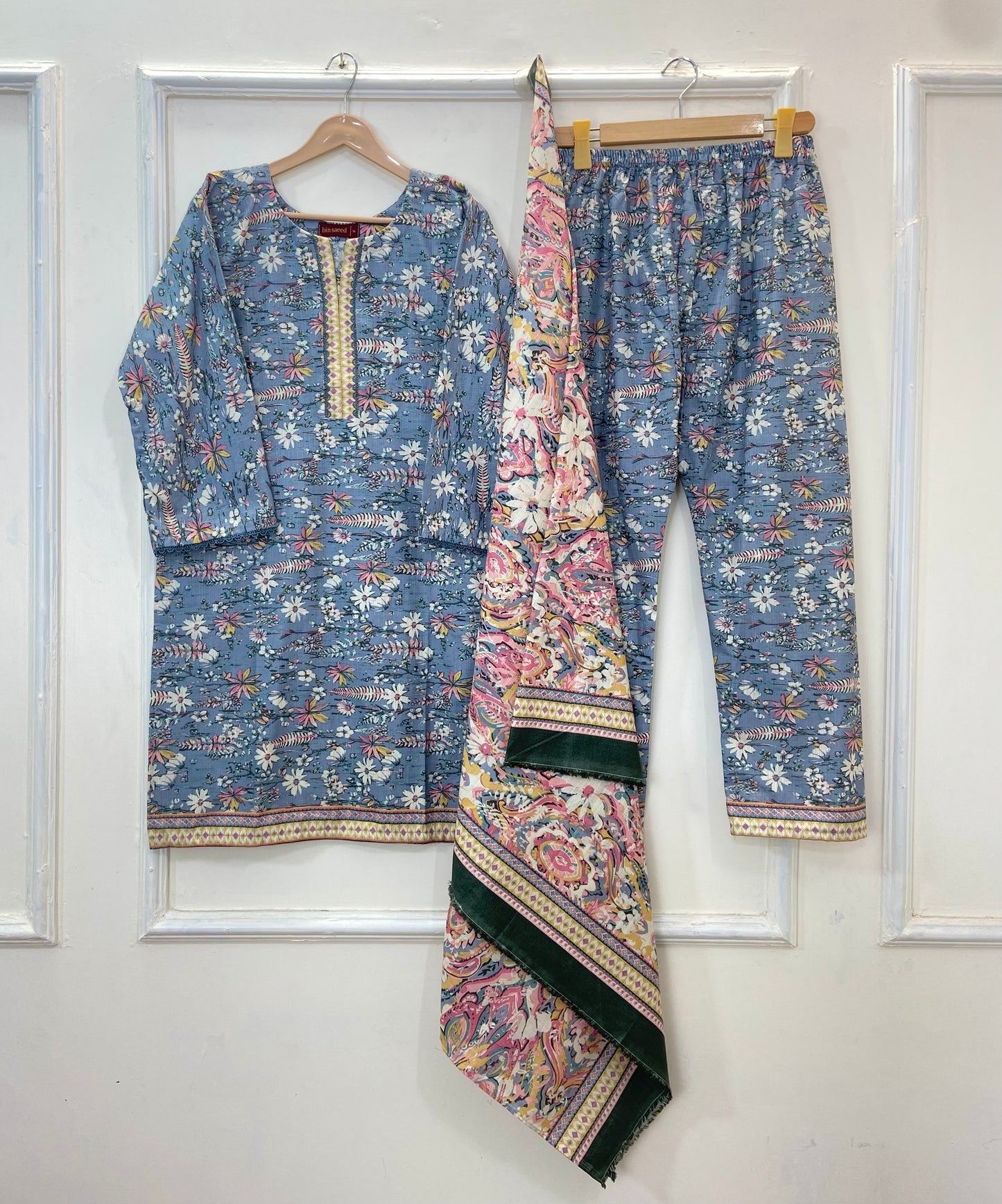 Bin Saeed’s Winter Edit 3PC (Best Seller) (Khaddar) D-197