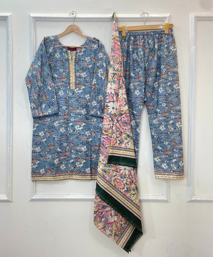 Bin Saeed’s Winter Edit 3PC (Best Seller) (Khaddar) D-197