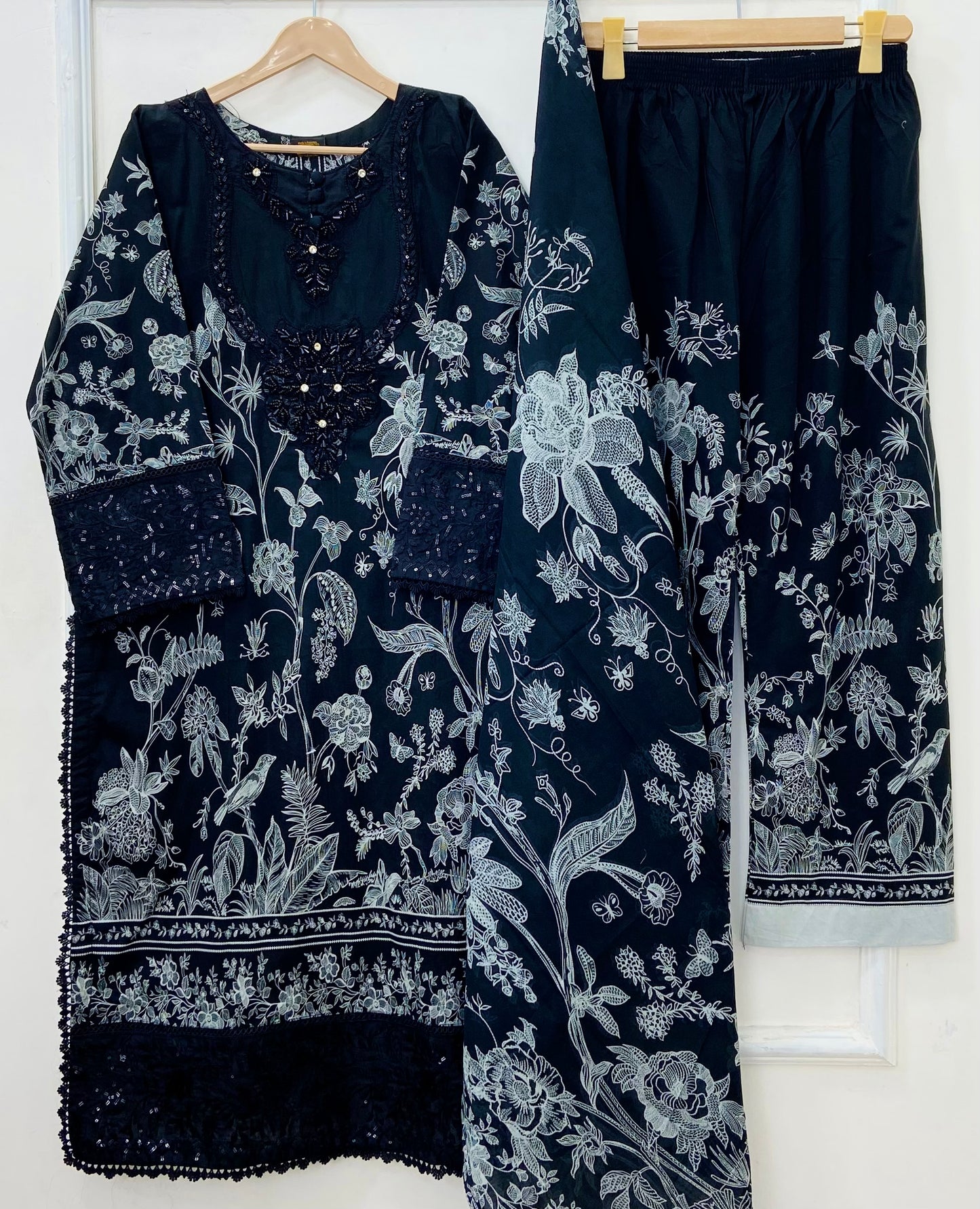 Black Rose 3PC (Lawn) D-509 PREMIUM SERIES