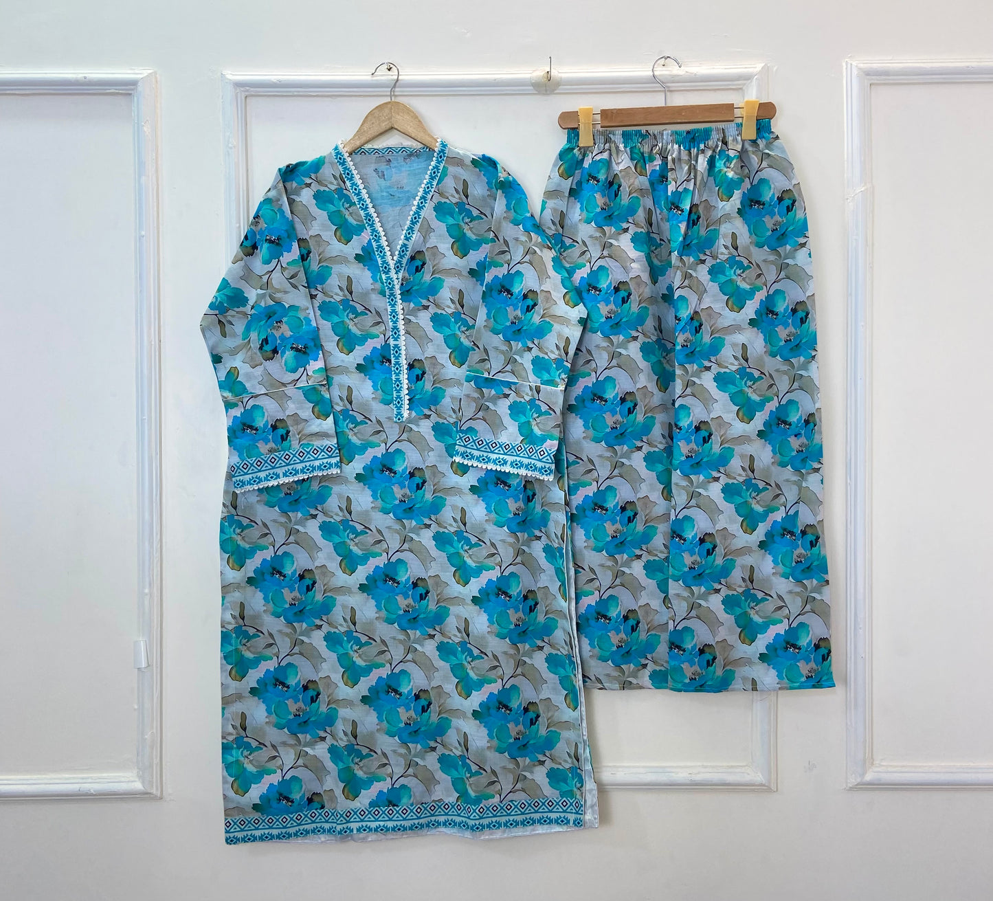 Long-Length Lovelies 2PC (Khaddar) D-302
