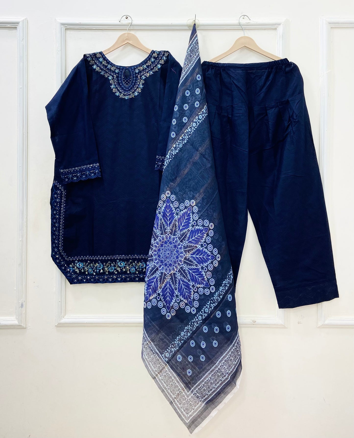 Premium Farshi | 3PC Cotton D-629
