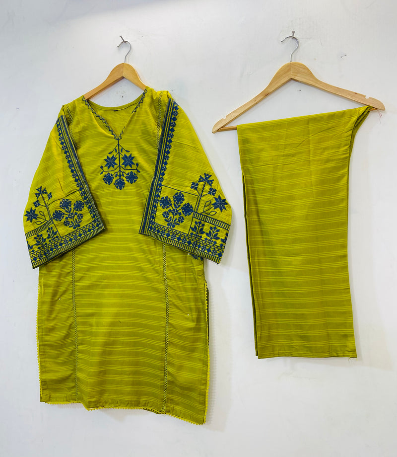 Embroidered 2PC (Cotton Lawn) D-66