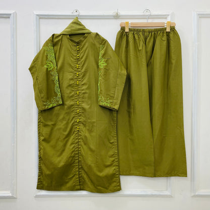 Eid Series: 3PC (Premium Cotton) D-499
