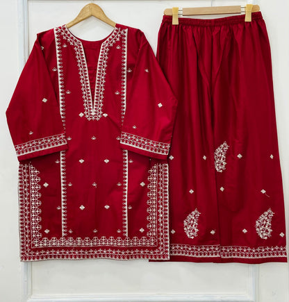 Eid Embroidered 2PC (Premium Cotton) D-443