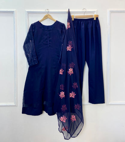 Chiffon Luxe Wear 3PC (Best Seller) D-322