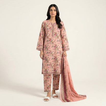 Binsaeed Lawn | 3PC