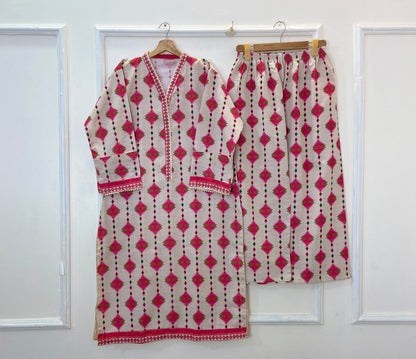 Long-Length Lovelies 2PC (Khaddar) D-302