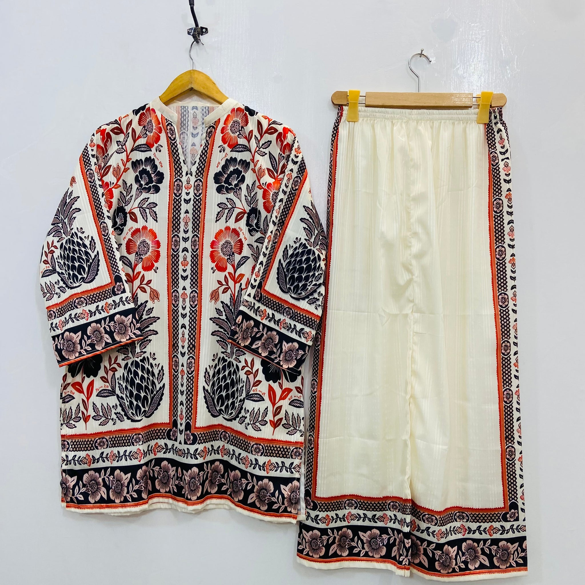 Rainbow Rush Co-Ord Set (Swiss Silk) D-118