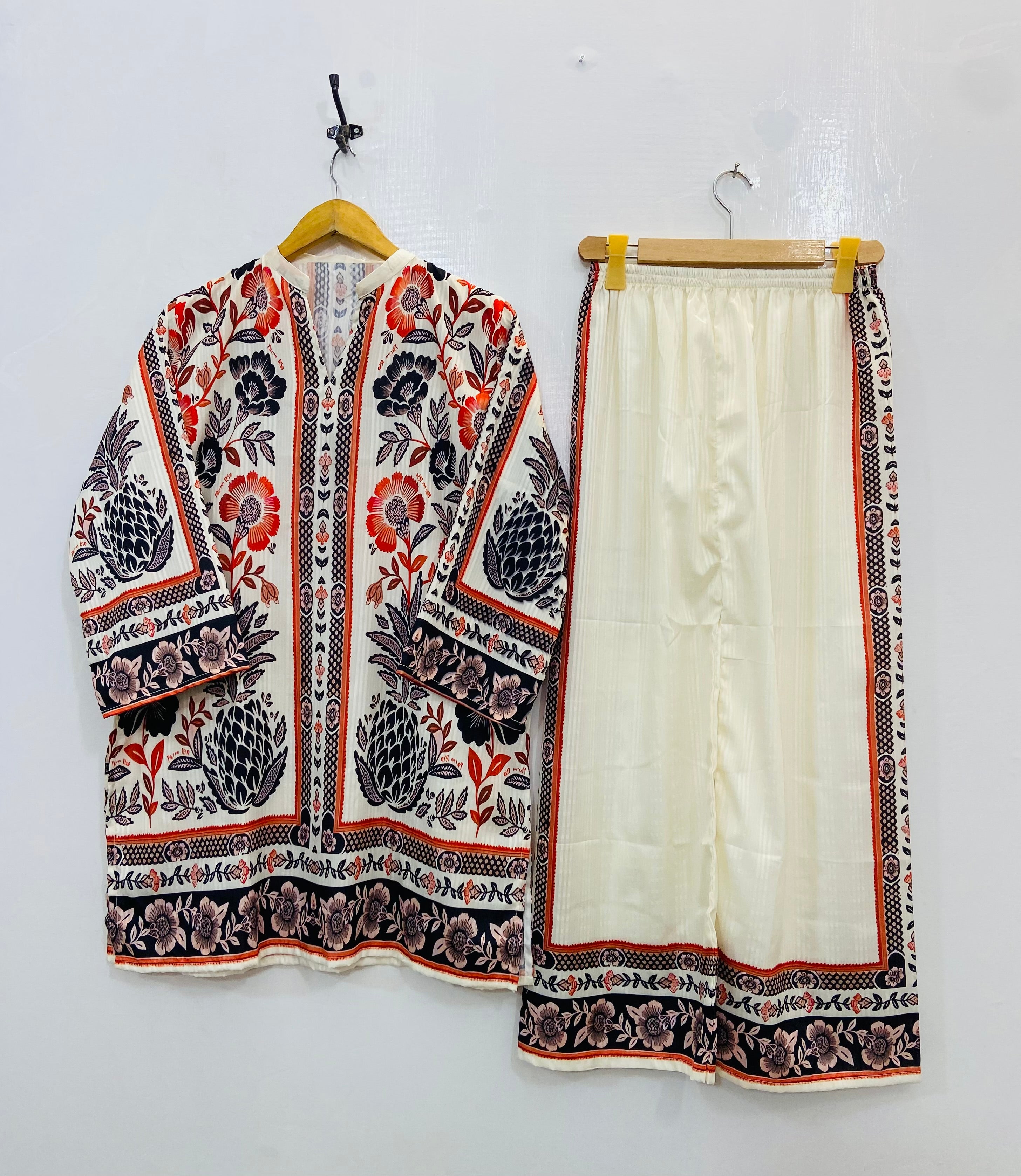 Rainbow Rush Co-Ord Set (Swiss Silk) D-118