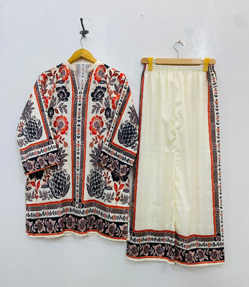 Rainbow Rush Co-Ord Set (Swiss Silk) D-118