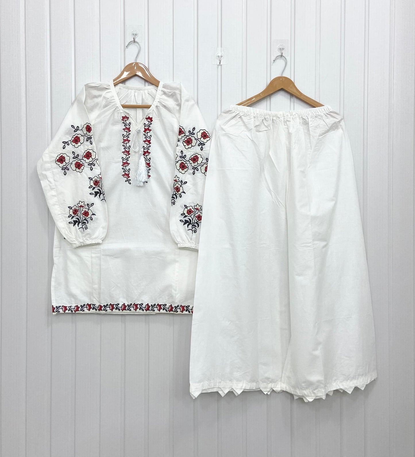 White Pop-Up | Co-ord Set D-797