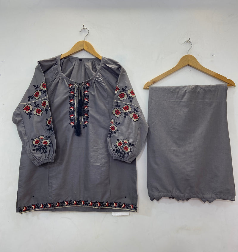 Perfect Pair Co-Ord Set 2PC (Cotton Lawn) D-39