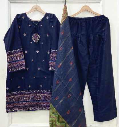 Roohi Farshi | 3PC Cotton Lawn D-639