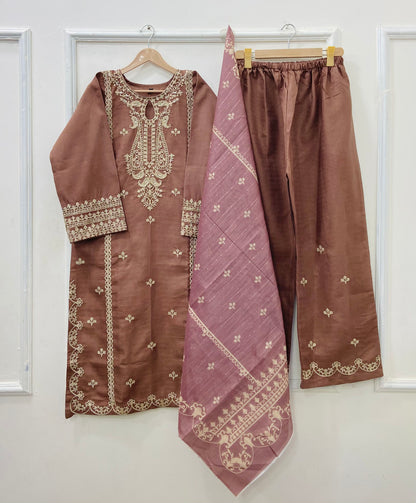 Eid Series: 3PC (Cotton) D-535
