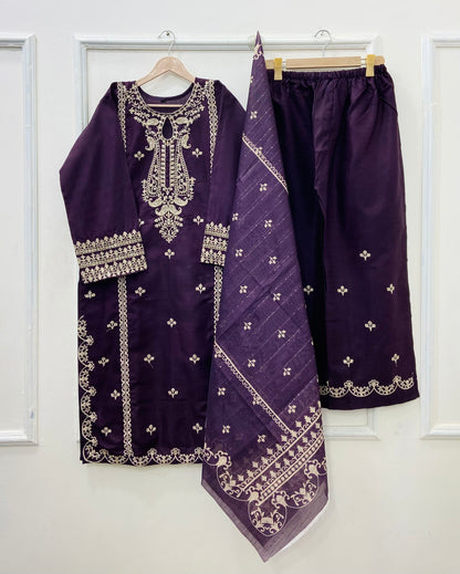 Eid Series: 3PC (Cotton) D-535