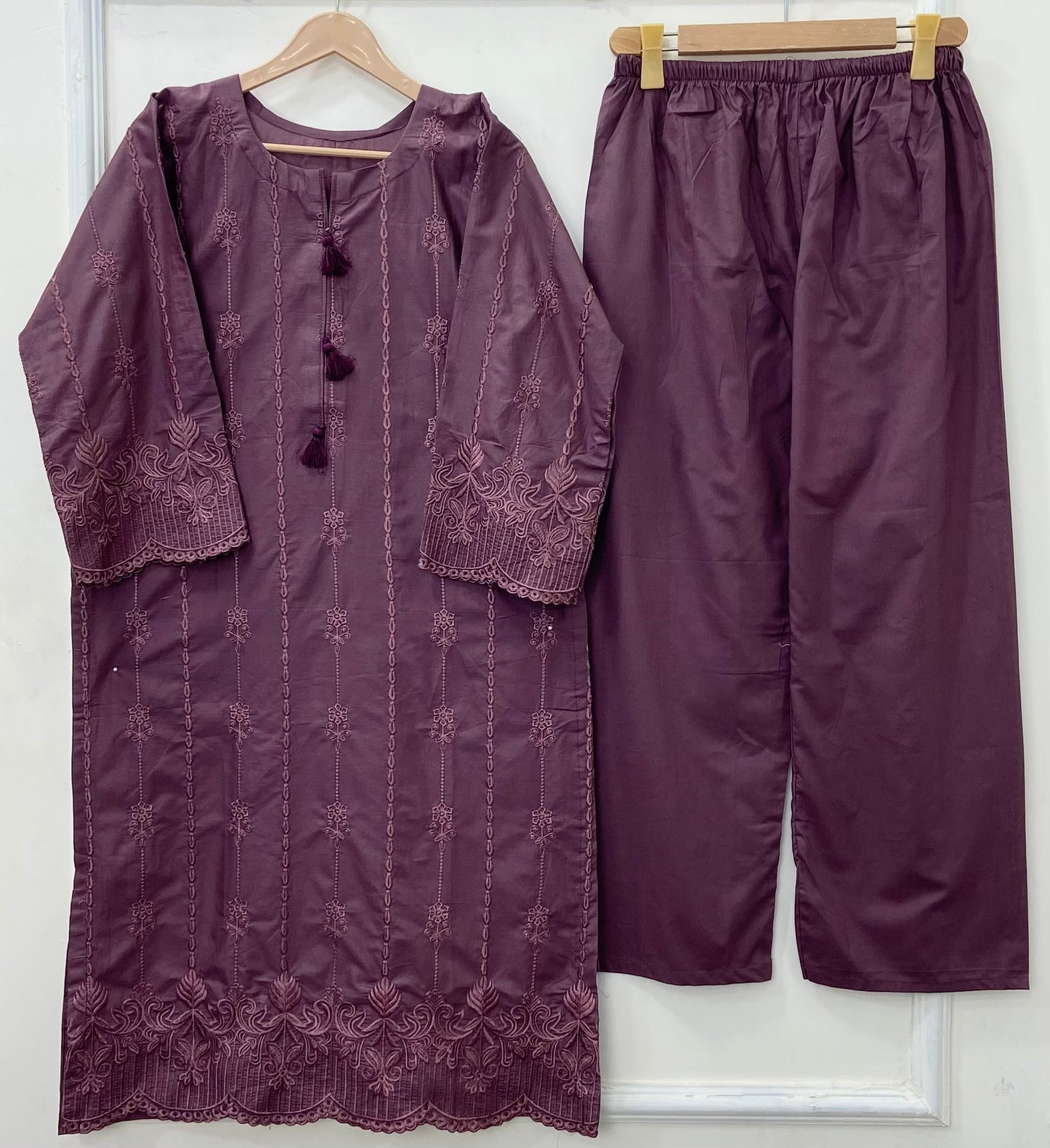 Embroidered Beauty 2PC (Premium Cotton) D-411