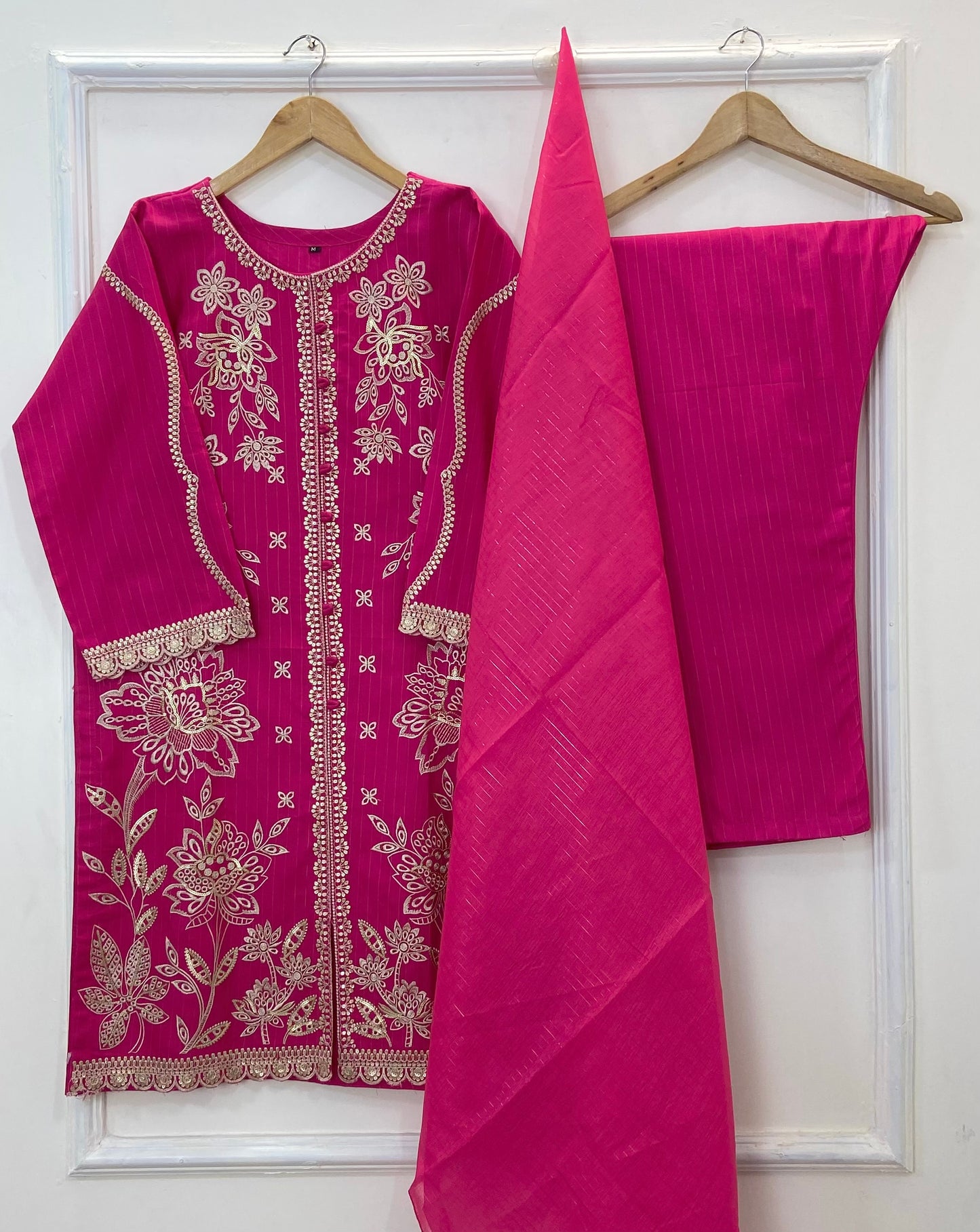 Heavy Embroidery Bliss 3PC (Khaddar) D-224