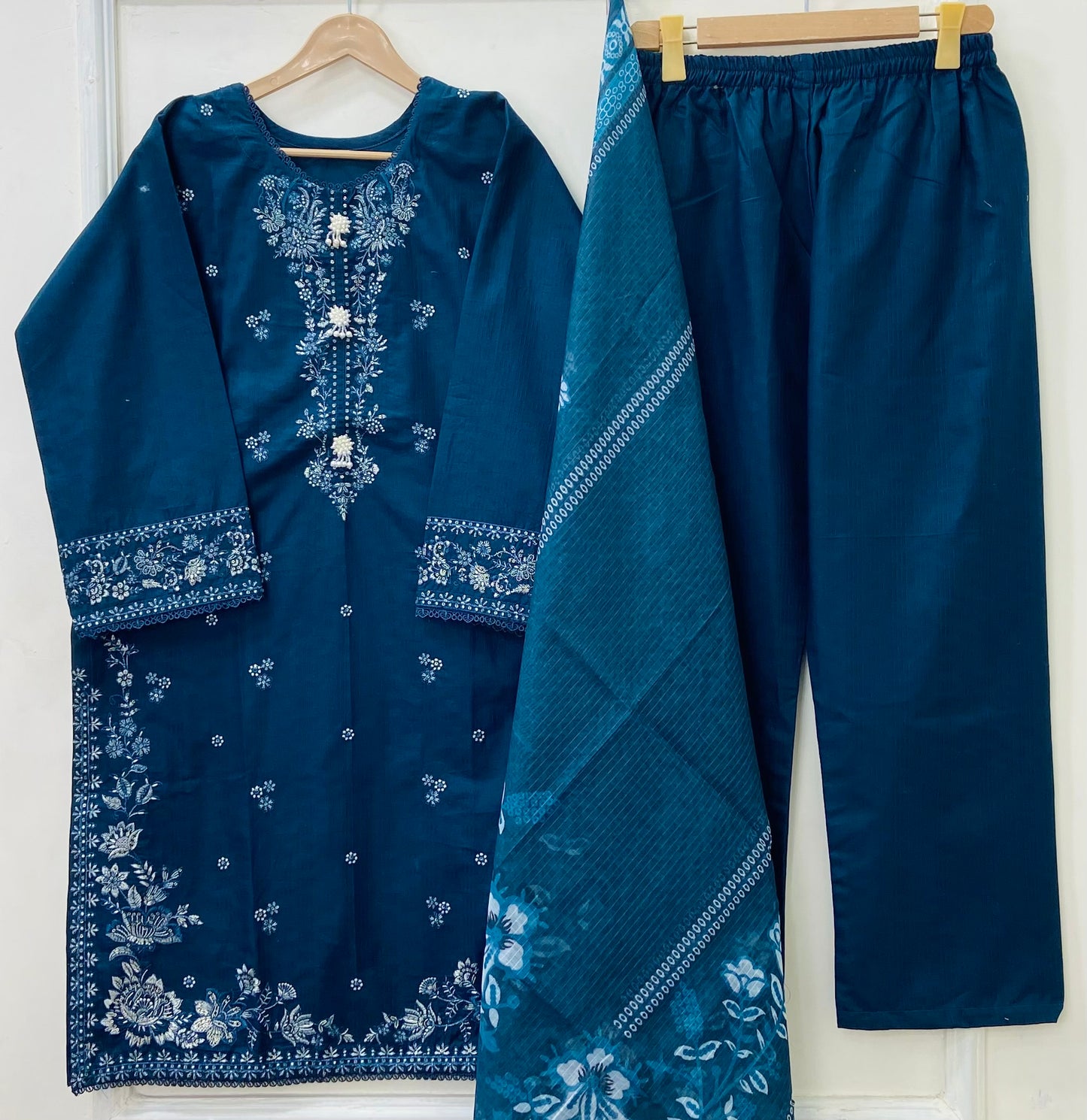 Eid Edit: 3PC (Premium Cotton) D-427