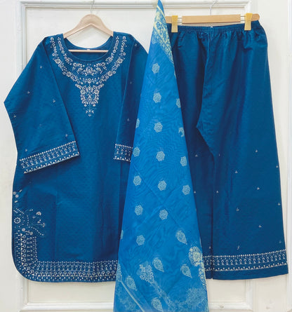 Festive Wear | 3PC Cotton D-642