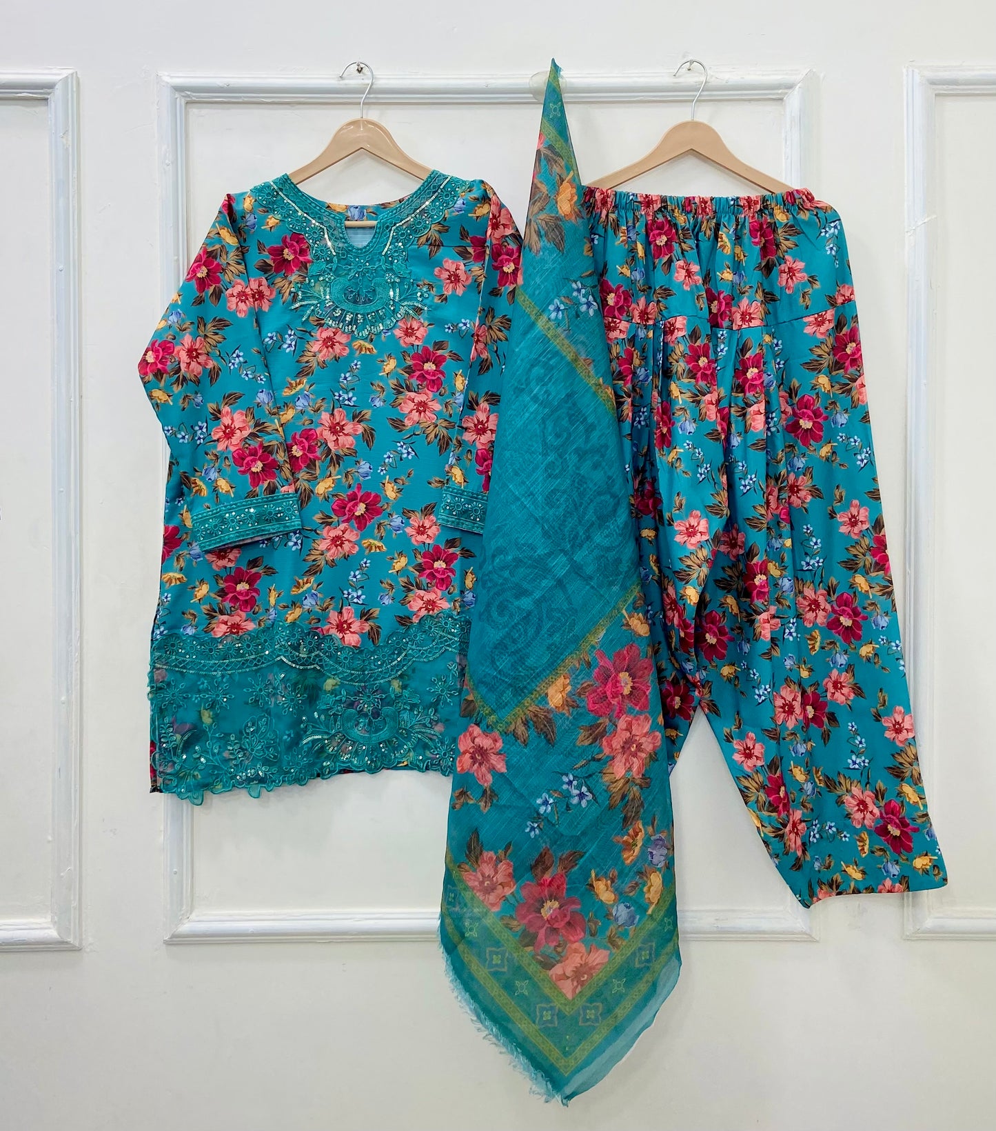 Eid Edit: 3PC (Bana Dora Silk) D-530