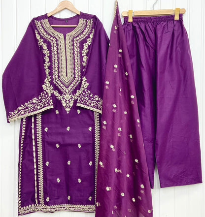 Article: D-1185 Cotton 3piece
