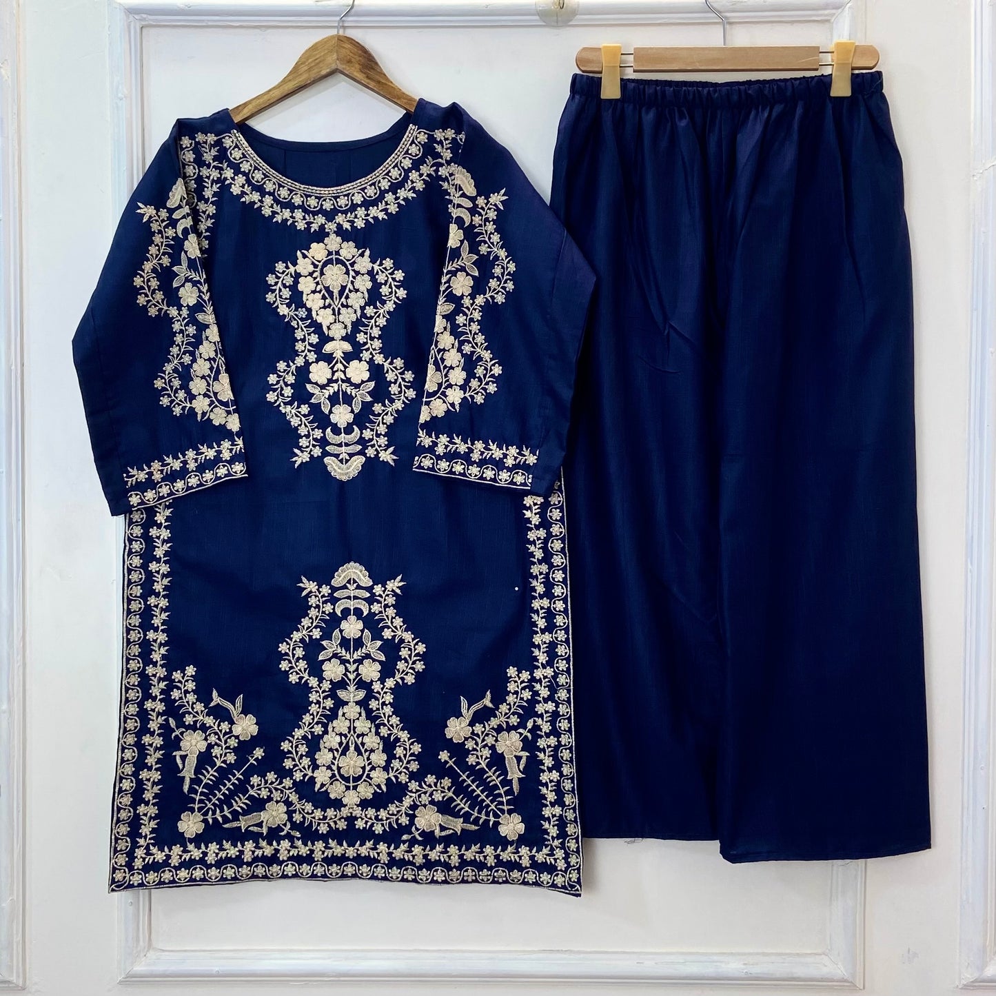 Heavy Embroidered 2PC (Khaddar D-299