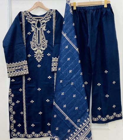 Eid Series: 3PC (Cotton) D-535