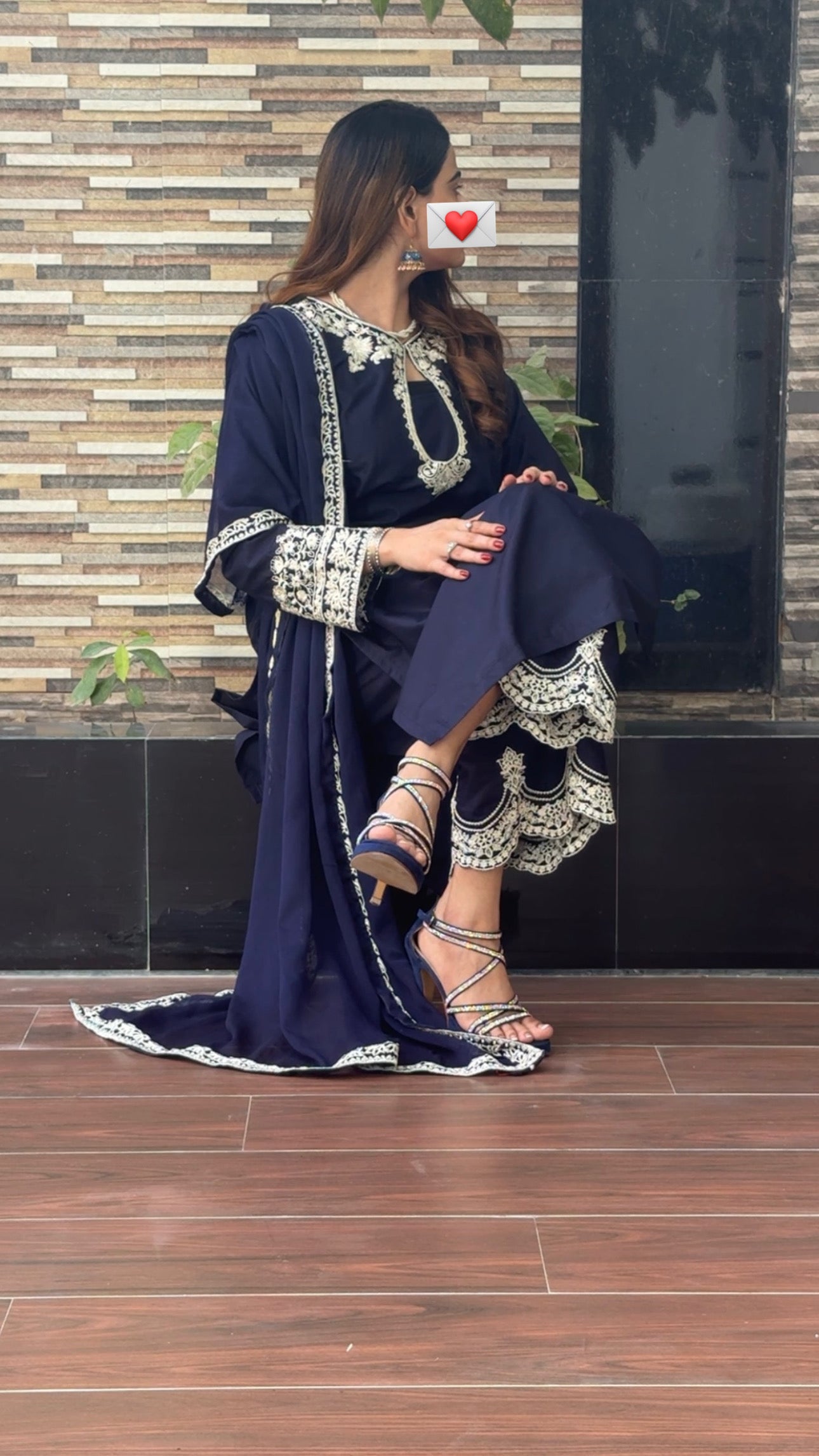 Dreamy Blue 3PC (Premium Cotton) D-448