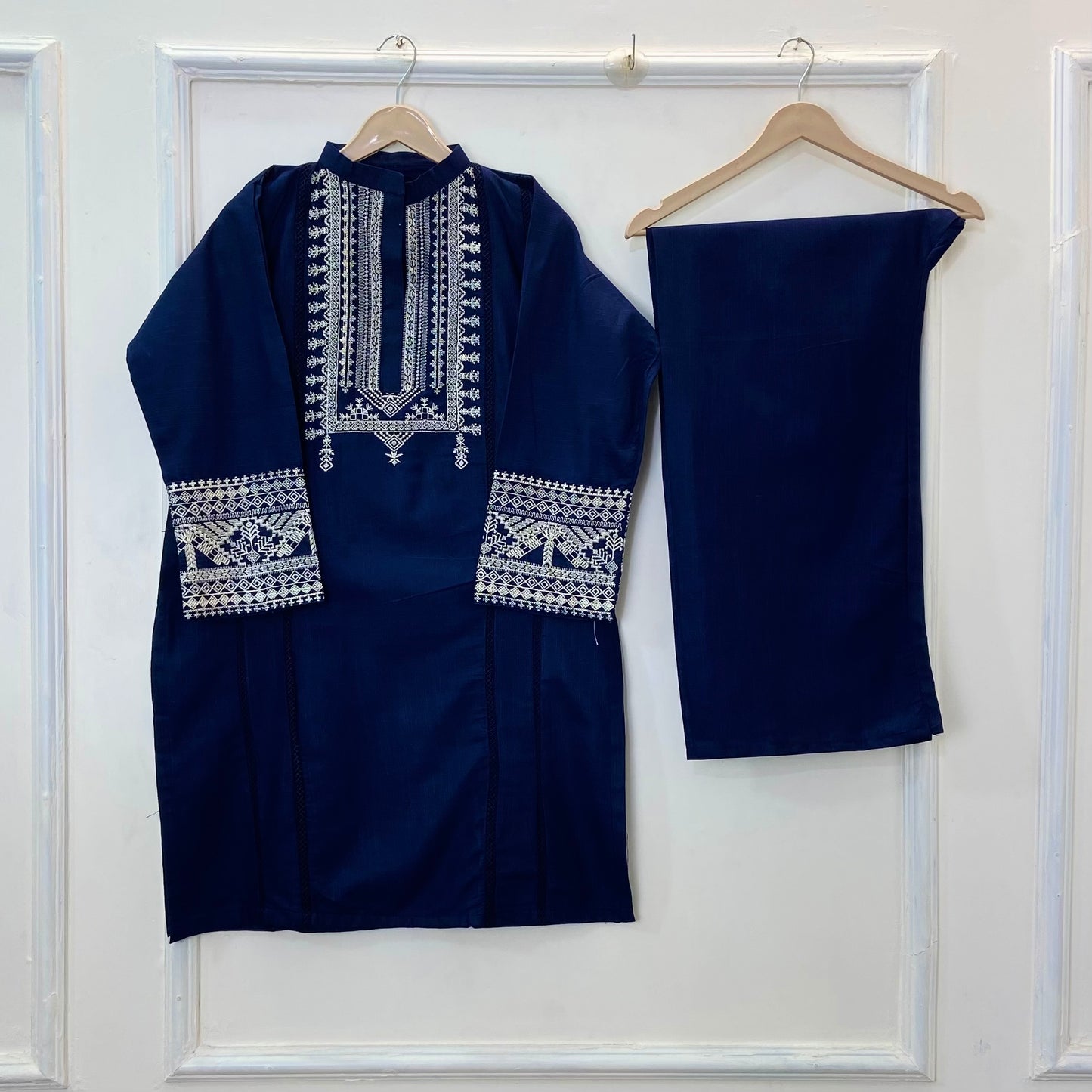 Cross-Stitch Embroidered 2PC (Khaddar) D-254