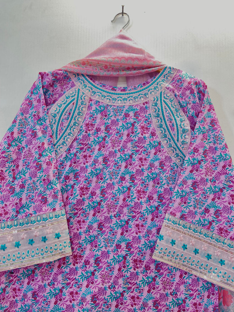 Embroidered 3PC "Best Selling" (Lawn) 14