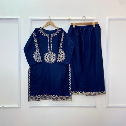 Embroidered Glamour 2PC (Khaddar) D-271