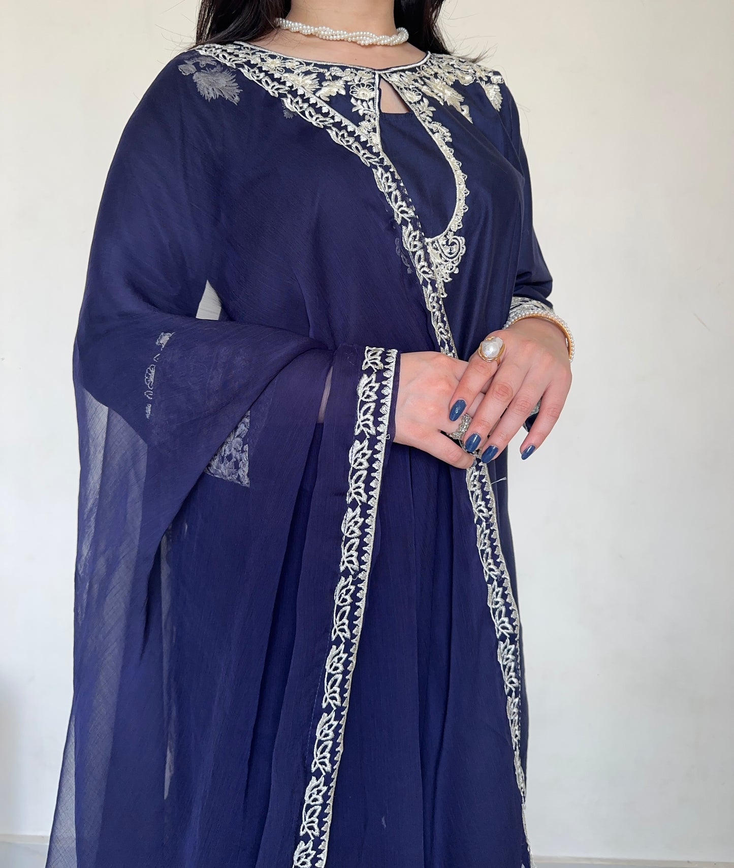Dreamy Blue | 3PC Cotton Lawn D-632