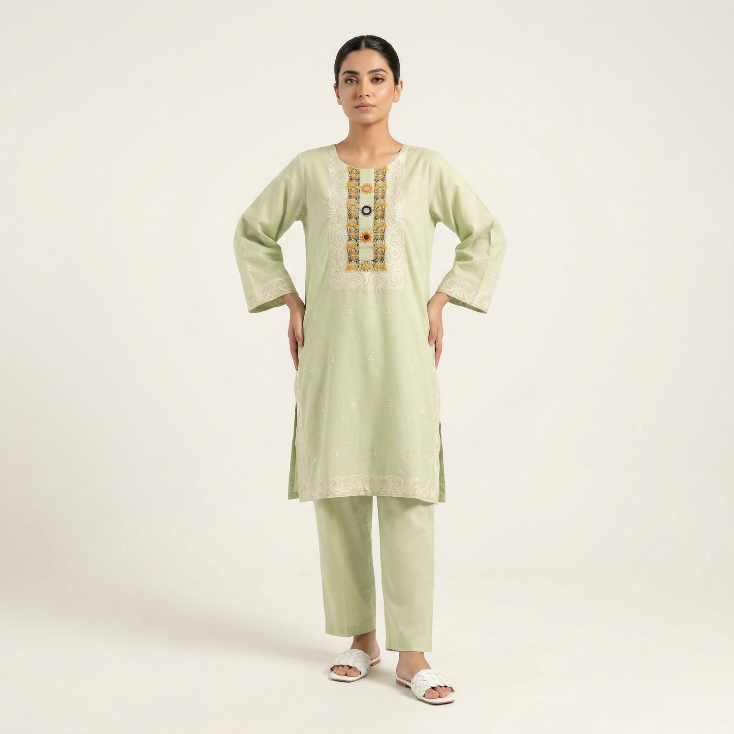 Embroidered | 2PC Cotton D-590