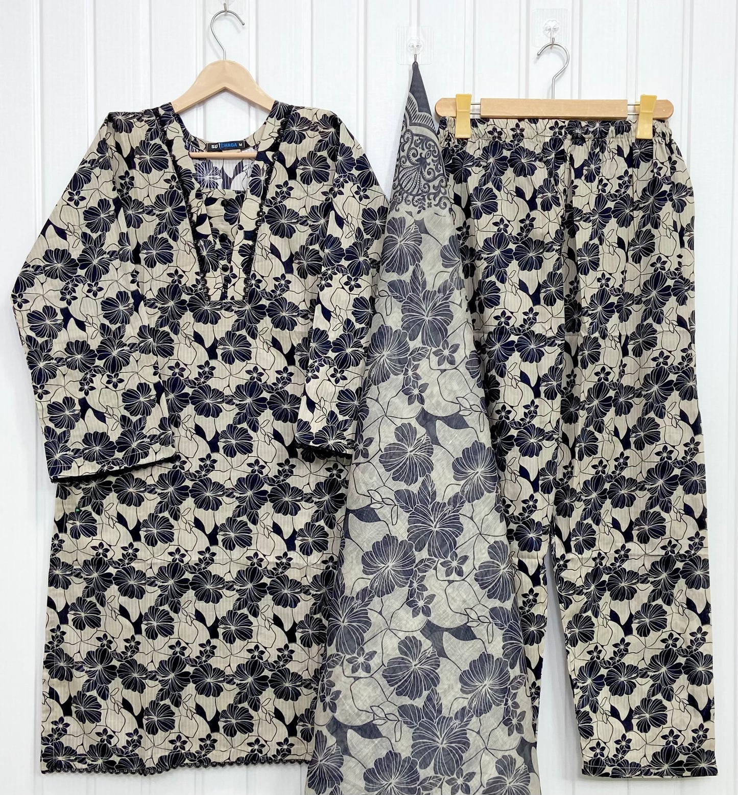 Article no: D-708 Lawn 3 piece