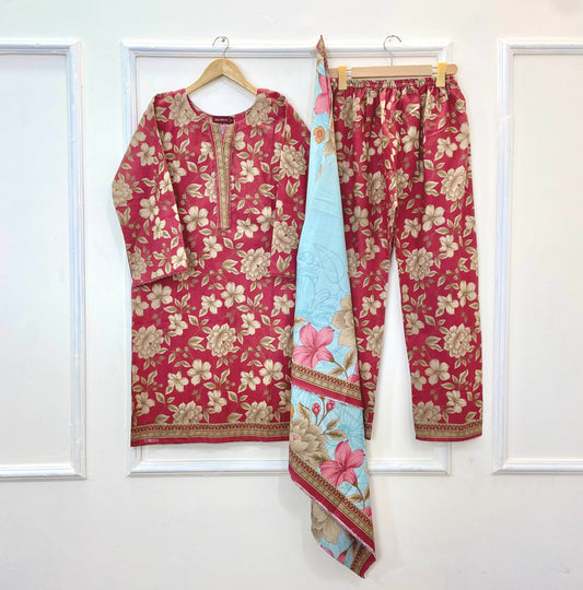 Bin Saeed’s Winter Edit 3PC (Khaddar) D-213